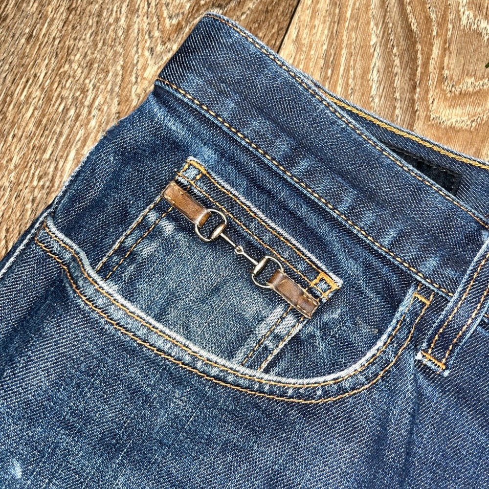 Gucci Men's Dark Blue Skinny Jeans View 3